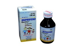 Ibuprofeno Pediátrica 100 mg / 5 mL Caja Con Frasco Con 120 mL