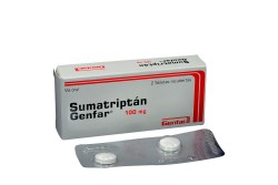 Sumatriptan 100 mg Caja Con 2 Tabletas Recubiertas Rx