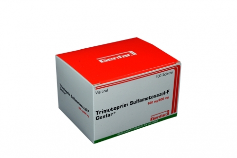 Trimetoprim Sulfametoxazol F 160 / 800 mg Caja Con 100 Tabletas Rx Rx2