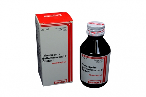 Trimetiprim Sulfametoxazol F Suspensión Caja Con Frasco Con 120 mL Rx Rx2