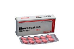 Simvastatina 40 mg Caja Con 10 Tabletas Recubiertas Rx