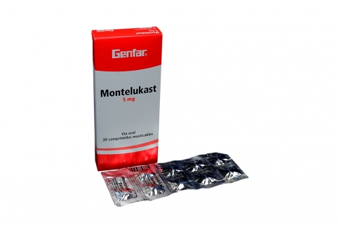 Montelukast 5 mg Caja Con 30 Tabletas Masticables Rx4