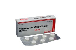 Terbinafina Clorhidrato 250 mg Caja Con 14 Tabletas Rx