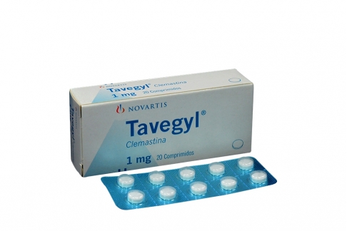 Tavegyl 1 Mg Caja Con 20 Comprimidos Rx
