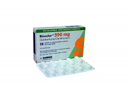 Binoclar 500 mg Caja Con 10 Tabletas Rx2