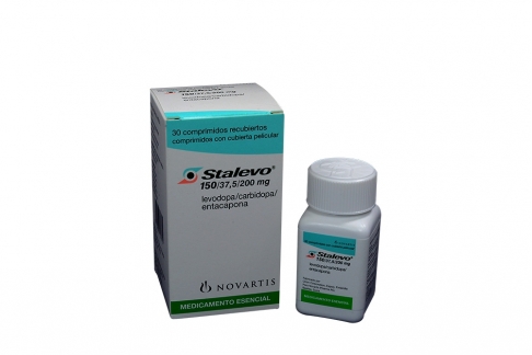 Stalevo 150/ 37.5/ 200 mg Caja Con Frasco Con 30 Comprimidos Rx4