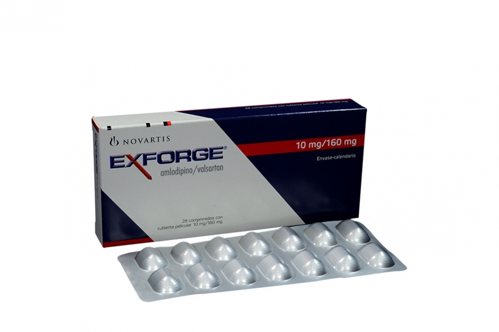 Comprar Exforge 10/160 mg 28 Comprimidos, En Farmalisto ...