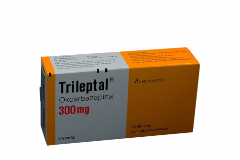 Trileptal 300 mg Caja Con 30 Tabletas Con Cubierta Pelicular R1 Rx1 Rx4