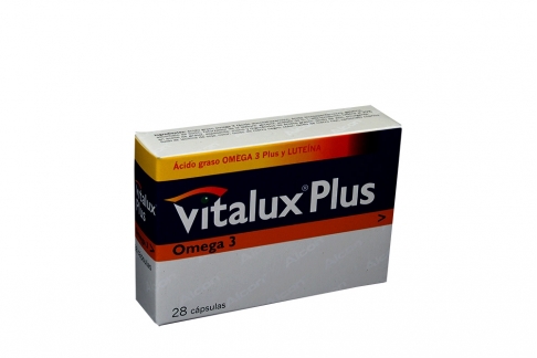 Vitalux Plus Omega 3 Caja Con 28 Cápsulas