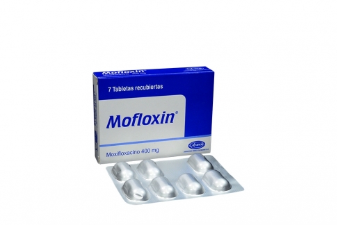 Mofloxin 400 mg Caja Con 7 Tabletas Recubiertas Rx2 Rx4