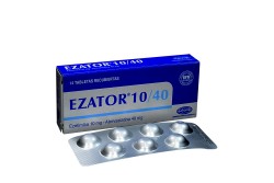 Ezator 10 / 40 mg Caja Con 14 Tabletas Recubiertas Rx