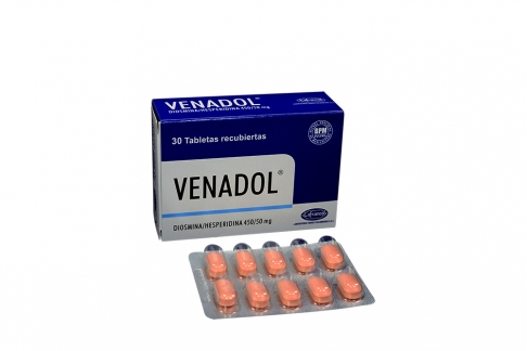 Venadol 450 / 50 mg Caja Con 30 Tabletas Rx