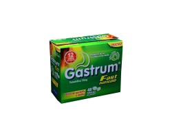 Gastrum Fast 10 Mg Con 48 Tabletas Masticables -Sabor Menta