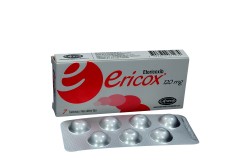 Ericox 120 Mg Caja Con 7 Tabletas Rx