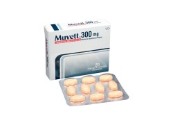 Muvett 300 mg Caja Con 20 Tabletas Rx