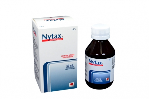Nytax 100 mg/5mL Suspensión Reconstituida Frasco Con 60 mL Rx