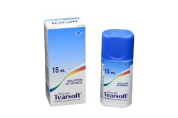 Tearsoft Solución Oftalmológica Caja Con Frasco  Con 15 mL
