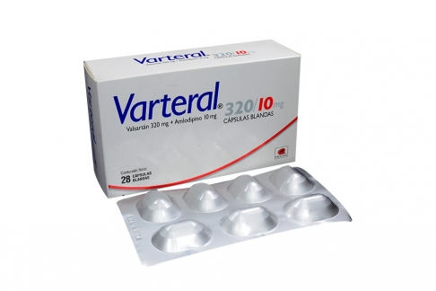 Varteral 320 / 10 mg Caja Con 28 Cápsulas Rx4