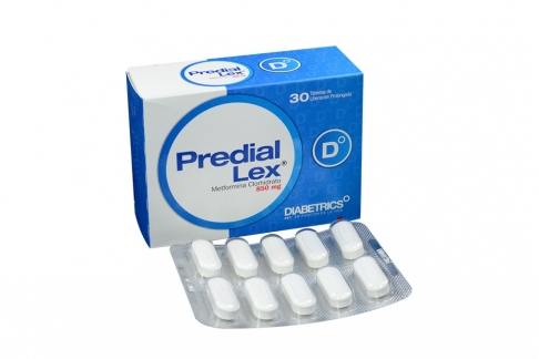 Predial Lex 850 Mg Caja Con 30 Tabletas Rx Rx4
