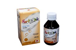Fortzink 20 mg / 5 mL Frasco Con 120 mL Jarabe