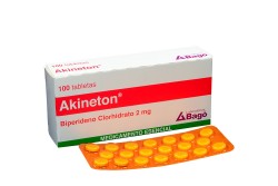 Akineton 2 Mg Caja X 100 Tabletas Rx
