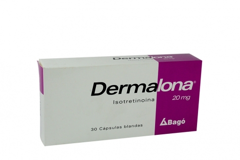 Dermalona 20 mg Caja Con 30 Cápsulas Blandas Rx5