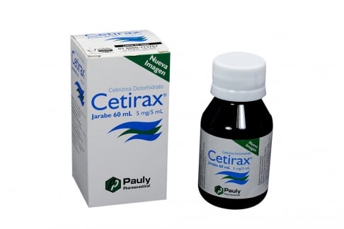 Cetirax 5 mg / 5 mL Jarabe Caja Con Frasco Con 60 mL Rx Rx4