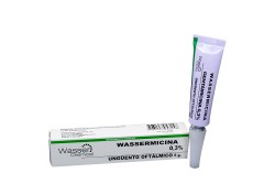 Wassermicina 0.3% Ungüento Oftalmico Caja Con Tubo Con 5 g Rx2