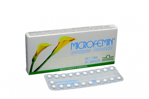 Microfemin Caja Con 21 Grageas Rx Rx1
