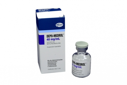 Depo - Medrol 40 mg / mL Inyectable Frasco X 5 mL Rx Rx1 Rx4