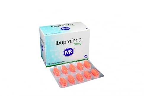 Ibuprofeno 800 Mg Caja Con 50 Tabletas Recubiertas