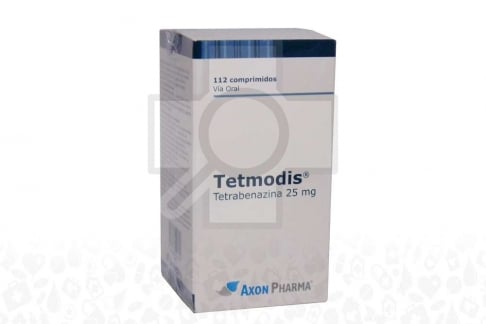Tetmodis 25 mg  Caja Con Frasco Con 112 Comprimidos RX Rx1