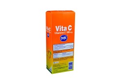 Vitamina C MK 500 mg Caja Con 100 Tabletas Masticables - Sabor Naranja