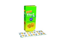 Vita C + Zinc 500 mg Caja Con Frasco Con 100 Tabletas Masticables – Sabor Lulo