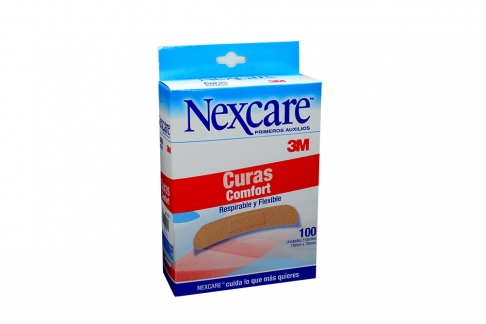 Nexcare Curas Comfort Caja Con 100 Unidades