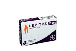 Levitra 20 mg Caja Con 4 Comprimidos Recubiertos Rx