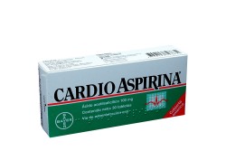 Cardio Aspirina 100 mg Caja Con 30 Tabletas Cubierta Entérica Rx4
