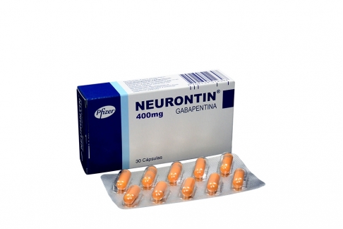 Neurontin 400 mg Caja Con 30 Cápsulas Rx Rx1