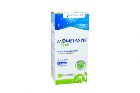 Mometasyn Free Suspensión Nasal 50 mcg Caja Con Spray De 200 Dosis Rx