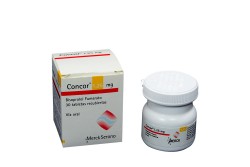 Concor 1.25 mg Caja Con Frasco Con 30 Tabletas Recubiertas Rx Rx1