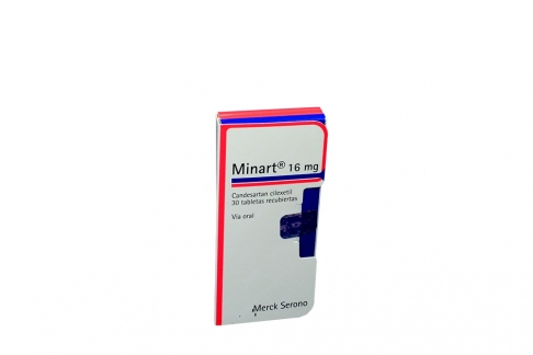 Minart 16 mg Caja Con 30 Tabletas Recubiertas Rx4 Rx1
