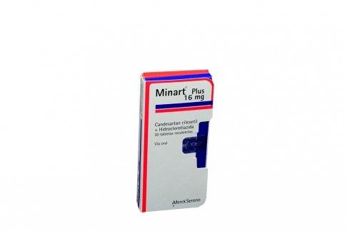 Minart Plus 16 mg Caja Con 30 Tabletas Recubiertas  Rx4