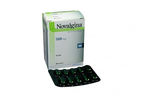 Novalgina 500 mg Caja Con 80 Tabletas Rx