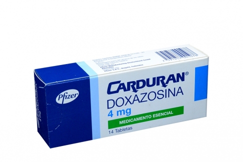 Carduran 4 mg Caja Con 14 Tabletas Rx4