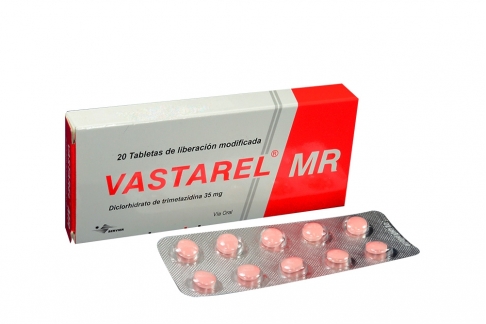 Vastarel MR 35 mg Caja Con 20 Tabletas De Liberación Modificada Rx Rx1