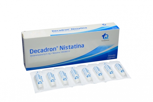 Decadron Nistatina Caja X 8 Óvulos