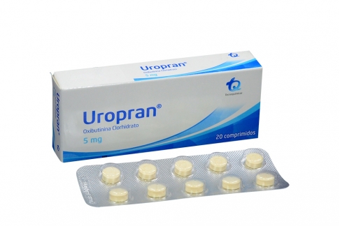 Uropran 5 mg Caja Con 20 Comprimidos Rx Rx1