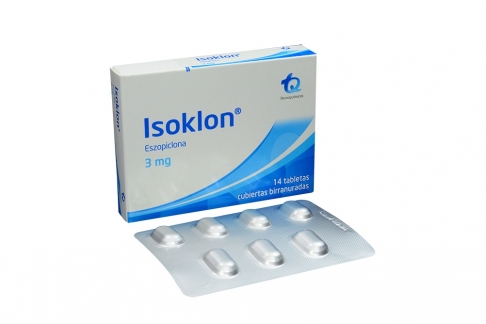 Isoklon 3 mg Caja Con 14 Tabletas Rx