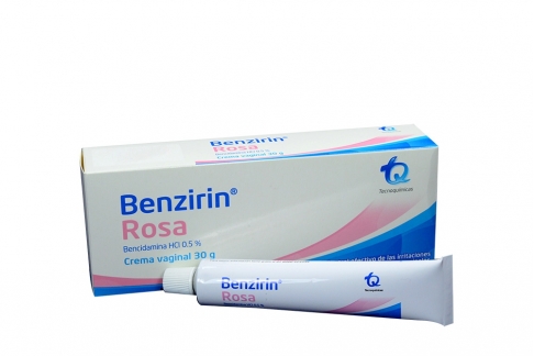 Benzirin Rosa 0.5% Crema Caja Con Tubo Con 30 g Rx4