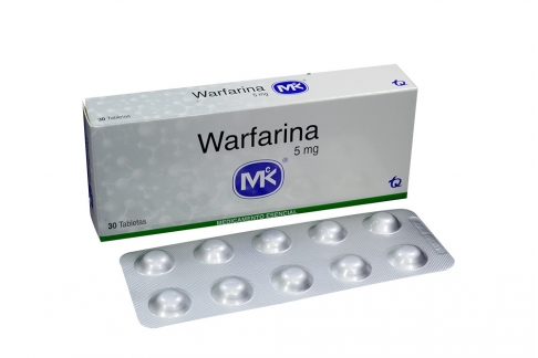 Warfarina 5 Mg Caja Con 30 Tabletas Rx4 Rx
